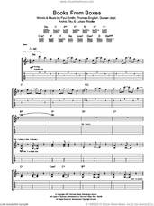 Cover icon of Books From Boxes sheet music for guitar (tablature) by Maximo Park, Archis Tiku, Duncan Lloyd, Lukas Wooller, Paul Smith and Thomas English, intermediate skill level