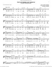 Cover icon of The Place Where Lost Things Go (from Mary Poppins Returns) sheet music for voice and other instruments (fake book) by Emily Blunt, Marc Shaiman and Scott Wittman, intermediate skill level