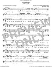 Cover icon of Remember Me (Ernesto de la Cruz) (from Coco) sheet music for voice and other instruments (fake book) by Robert Lopez, Kristen Anderson-Lopez and Kristen Anderson-Lopez & Robert Lopez, intermediate skill level