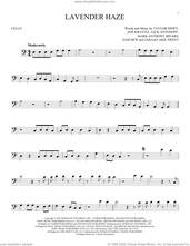 Cover icon of Lavender Haze sheet music for cello solo by Taylor Swift, Jack Antonoff, Jahaan Akil Sweet, Mark Anthony Spears, Sam Dew and Zoe Kravitz, intermediate skill level
