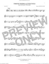 Cover icon of The Throne Room And End Title (from Star Wars: A New Hope) sheet music for mallet solo (Percussion) by John Williams, intermediate mallet (Percussion)