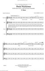 Cover icon of Three Nocturnes sheet music for choir (SATB Divisi) by Dan Forrest, intermediate skill level