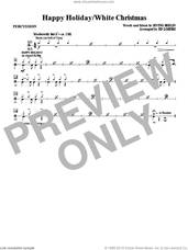 Cover icon of Happy Holiday/White Christmas (complete set of parts) sheet music for orchestra/band (Rhythm) by Irving Berlin and Ed Lojeski, intermediate skill level
