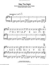 Cover icon of Stay The Night sheet music for voice, piano or guitar by Ghosts, Eddie Harris, Mark Treasure, Robert Smith and Simon Pettigrew, intermediate skill level
