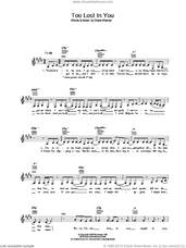 Cover icon of Too Lost In You sheet music for voice and other instruments (fake book) by Sugababes, intermediate skill level