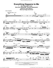 Cover icon of Everything Happens To Me sheet music for tenor saxophone solo (transcription) by Eric Alexander, Hoagy Carmichael and Johnny Mercer, intermediate tenor saxophone (transcription)
