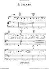 Cover icon of Too Lost In You sheet music for voice, piano or guitar by Sugababes and Diane Warren, intermediate skill level