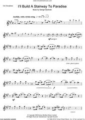 Cover icon of I'll Build A Stairway To Paradise sheet music for alto saxophone solo by George Gershwin, intermediate skill level