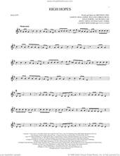 Cover icon of High Hopes sheet music for mallet solo (Percussion) by Panic! At The Disco, Brendon Urie, Ilsey Juber, Jacob Sinclair, Jenny Owen Youngs, Jonas Jeberg, Lauren Pritchard, Sam Hollander, Tayla Parx and William Lobban Bean, intermediate mallet (Percussion)