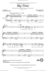 Cover icon of Big Time (from Better Nate Than Ever) (arr. Jacob Narverud) sheet music for choir (SAB: soprano, alto, bass) by Lyndie Lane and Jake Narverud, intermediate skill level