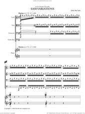 Cover icon of Sam Variations (COMPLETE) sheet music for string and piano by John McCabe, classical score, intermediate skill level