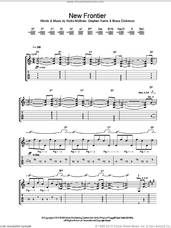 Cover icon of New Frontier sheet music for guitar (tablature) by Iron Maiden, intermediate skill level
