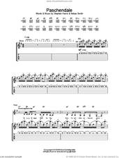 Cover icon of Paschendale sheet music for guitar (tablature) by Iron Maiden, intermediate skill level