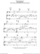 Cover icon of Everytime sheet music for voice, piano or guitar by Britney Spears, intermediate skill level