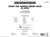Cover icon of What The World Needs Now Is Love (arr. Mark Taylor) (COMPLETE) sheet music for jazz band by Burt Bacharach, Hal David and Mark Taylor, intermediate skill level
