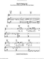 Cover icon of Don't Hang Up sheet music for voice, piano or guitar by Britney Spears, intermediate skill level