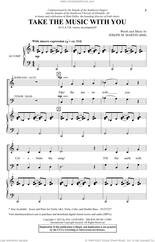 Cover icon of Take The Music With You sheet music for choir (SATB: soprano, alto, tenor, bass) by Joseph M. Martin and Brad Nix, intermediate skill level