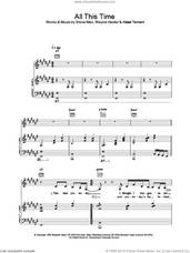 Cover icon of All This Time sheet music for voice, piano or guitar by Michelle, intermediate skill level