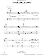Cover icon of Teach Your Children (arr. Fred Sokolow) sheet music for banjo solo by Crosby, Stills, Nash & Young, Fred Sokolow and Graham Nash, intermediate skill level