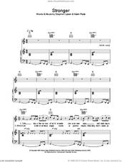 Cover icon of Stronger sheet music for voice, piano or guitar by Will Young, intermediate skill level