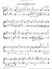 Cover icon of Falling Berceuse And Falling Pairs (Harp version) (arr. Chelsea Lane) sheet music for harp solo by Nico Muly and Chelsea Lane, classical score, intermediate skill level