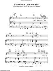 Cover icon of I Think I'm In Love With You sheet music for voice, piano or guitar by Jessica Simpson, intermediate skill level