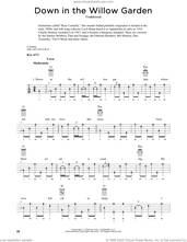 Cover icon of Down In The Willow Garden (arr. Fred Sokolow) sheet music for banjo solo  and Fred Sokolow, intermediate skill level