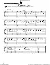 Cover icon of Promised Land sheet music for piano solo (method) by Samuel Stennett, David Angerman, Joseph M. Martin, Mark Hayes and Miscellaneous, beginner piano (method)