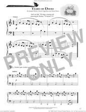 Cover icon of Tears Of David sheet music for piano solo (method) by Joseph Martin, David Angerman and Mark Hayes, David Angerman, Joseph M. Martin and Mark Hayes, beginner piano (method)