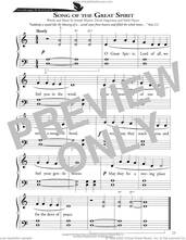 Cover icon of Song Of The Great Spirit sheet music for piano solo (method) by Joseph Martin, David Angerman and Mark Hayes, David Angerman, Joseph M. Martin and Mark Hayes, beginner piano (method)