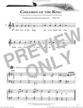 Cover icon of Children Of The King sheet music for piano solo (method) by Joseph Martin, David Angerman and Mark Hayes, David Angerman, Joseph M. Martin and Mark Hayes, beginner piano (method)