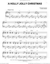 Cover icon of A Holly Jolly Christmas [Boogie Woogie version] (arr. Brent Edstrom) sheet music for piano solo by Johnny Marks and Brent Edstrom, intermediate skill level