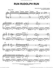 Cover icon of Run Rudolph Run [Boogie Woogie version] (arr. Brent Edstrom) sheet music for piano solo by Johnny Marks, Brent Edstrom and Marvin Brodie, intermediate skill level