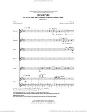 Cover icon of Belonging sheet music for choir (SSAA: soprano, alto) by Marie-Clairé Saindon and Paul Grindlay, intermediate skill level