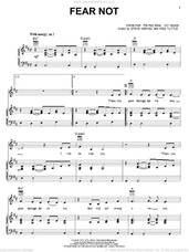 Cover icon of Fear Not sheet music for voice, piano or guitar by Steve Merkel and Wes Tuttle, intermediate skill level