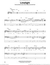 Cover icon of Limelight sheet music for bass (tablature) (bass guitar) by Rush, Alex Lifeson, Geddy Lee and Neil Peart, intermediate skill level