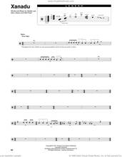 Cover icon of Xanadu sheet music for drums by Rush, Alex Lifeson, Geddy Lee and Neil Peart, intermediate skill level