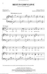 Cover icon of Rest In God's Love sheet music for choir (SATB: soprano, alto, tenor, bass) by Diane Hannibal, intermediate skill level