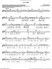 Cover icon of Let It Rain sheet music for voice and other instruments (fake book) by Toby Gad, Jordin Sparks and Lindy Robbins, intermediate skill level
