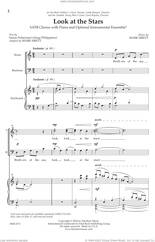 Cover icon of Look At The Stars sheet music for choir (SATB: soprano, alto, tenor, bass) by Mark Sirett, intermediate skill level