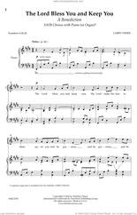 Cover icon of The Lord Bless You And Keep You (A Benediction) sheet music for choir (SATB: soprano, alto, tenor, bass) by Larry Visser, intermediate skill level