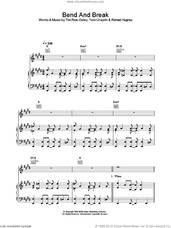 Cover icon of Bend And Break sheet music for voice, piano or guitar by Tim Rice-Oxley, intermediate skill level