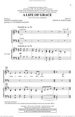 Cover icon of A Life Of Grace sheet music for choir (SATB: soprano, alto, tenor, bass) by Joseph M. Martin and G.A. Studdert-Kennedy, intermediate skill level