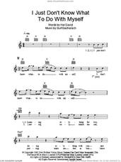 Cover icon of I Just Don't Know What To Do With Myself sheet music for voice and other instruments (fake book) by The White Stripes, Bacharach & David, Dusty Springfield, Burt Bacharach and Hal David, intermediate skill level
