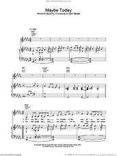 Cover icon of Maybe Today sheet music for voice, piano or guitar by Anastacia, intermediate skill level