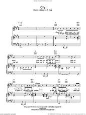 Cover icon of Cry sheet music for voice, piano or guitar by Michael Jackson and Robert Kelly, intermediate skill level