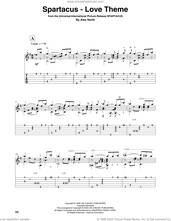 Cover icon of Spartacus - Love Theme (arr. David Jaggs) sheet music for guitar solo by Alex North, intermediate skill level
