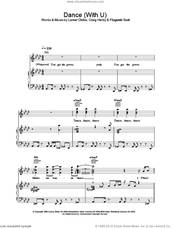 Cover icon of Dance (With U) sheet music for voice, piano or guitar by Lemar, intermediate skill level