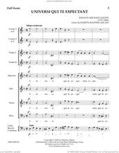 Cover icon of Universi Qui Te Expectant (COMPLETE) sheet music for orchestra/band (Score) by Johann Michael Hayden and Martin Banner, classical score, intermediate skill level