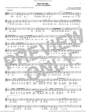 Cover icon of Kiss The Girl (from The Little Mermaid) sheet music for voice and other instruments (fake book) by Alan Menken & Howard Ashman, Alan Menken and Howard Ashman, intermediate skill level